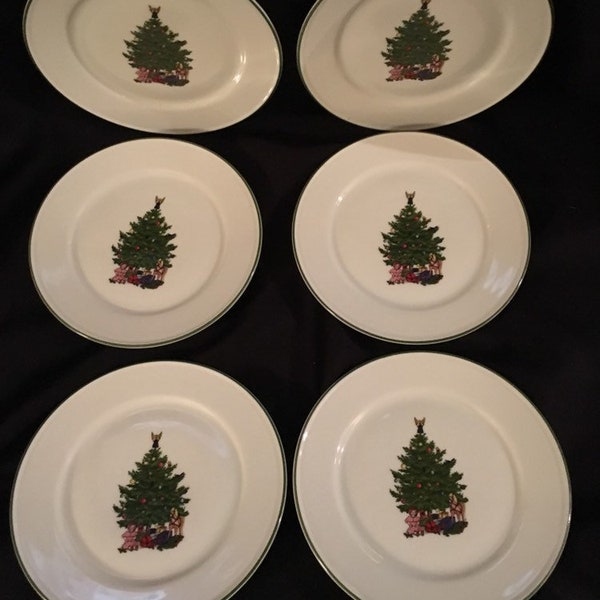 Christmas Salad Plates Etsy