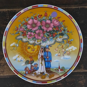 Assiette de collection Villeroy & Boch Heinrich Traumereien Summer Par Gero Trauth