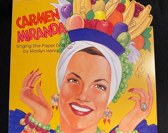 Vintage Carmen Miranda paper dolls NEW