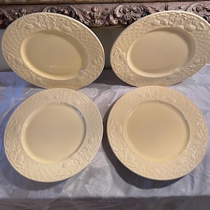 4 Villeroy & Boch Piemont Estivo Dinner Plates