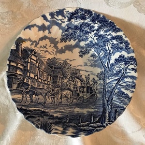 Myott Royal Mail Blue & White Vegetable Bowl