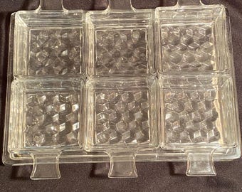 Set da antipasto/gelato Fostoria American da 7 pezzi