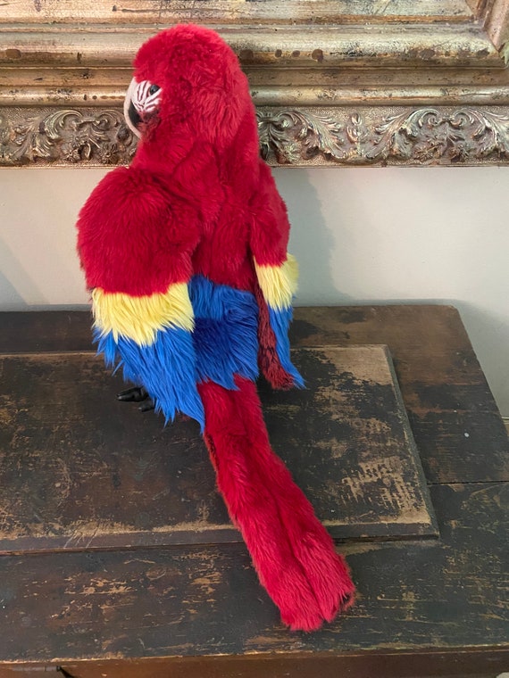 Vintage Folkmanis Parrot Hand Puppet Etsy