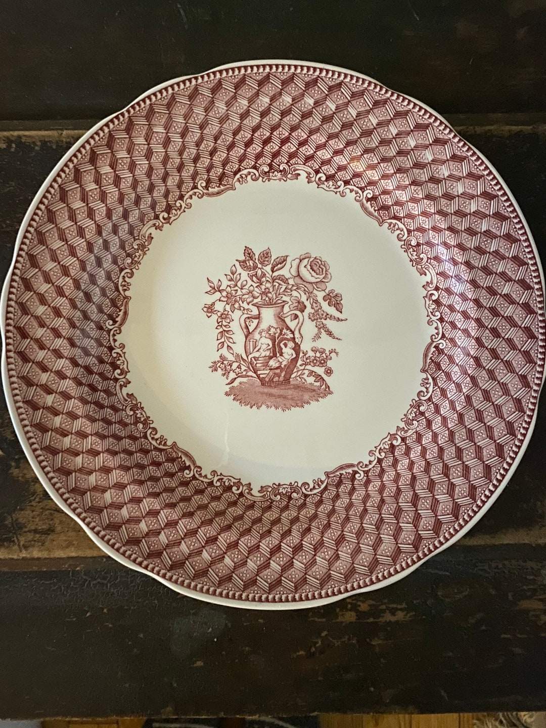 Spode Victorian Series Portland Vase Dinner Plate Etsy