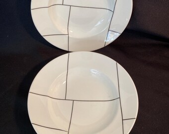 2 cuencos para sopa Lenox Kate Spade Madison Square