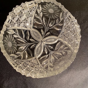 American Brilliant Cut Glass Bowl
