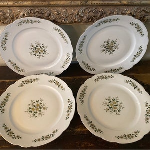 Set of 4 Inka Seltmann Weiden Bavaria BARLOW Dinner Plates