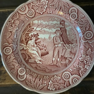 Piatto da portata Woodman della serie Georgian di Spode