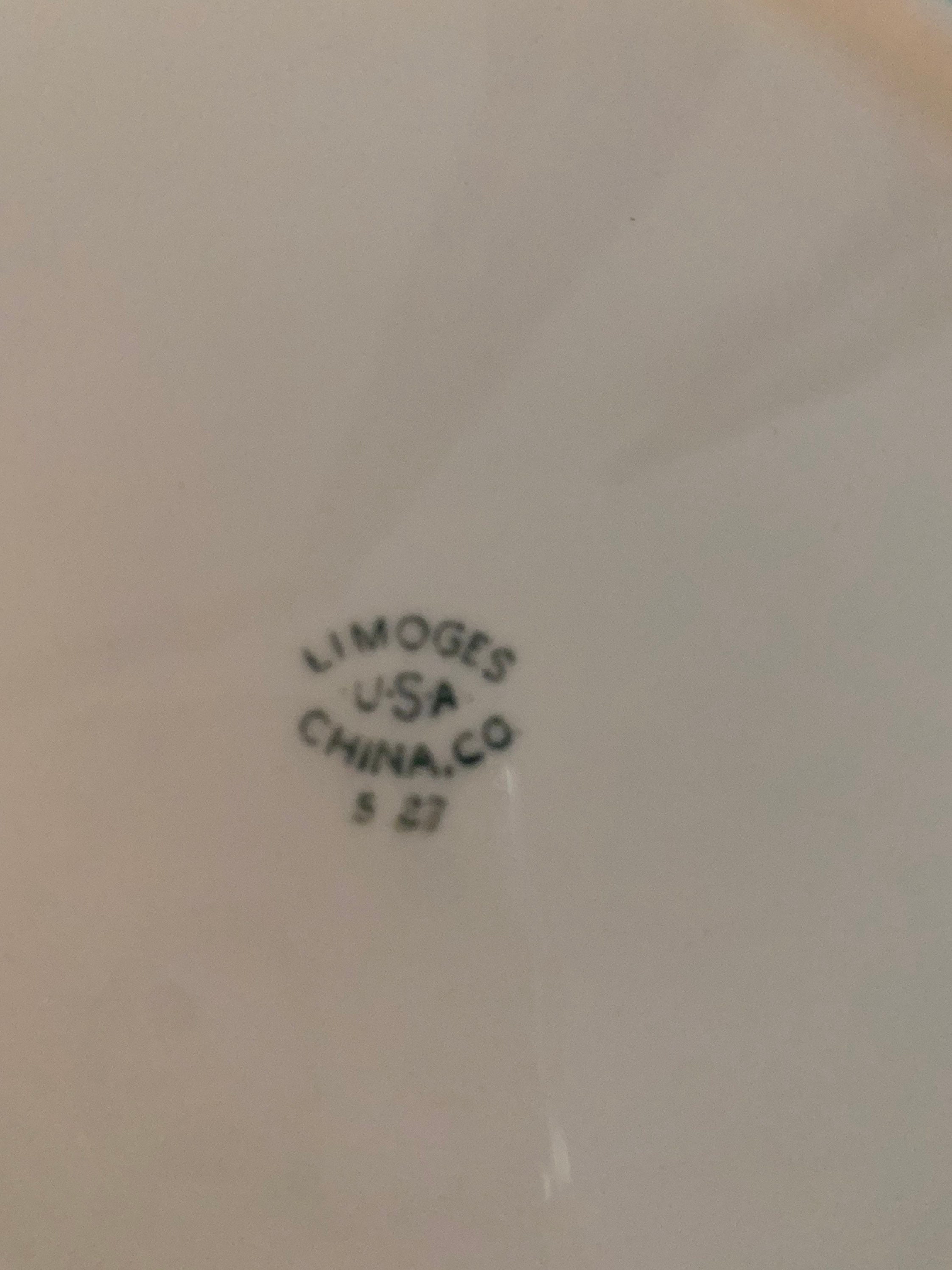 リモージュ ディナープレート 2枚 花入り壷 - Etsy 日本