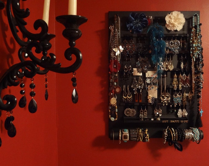 Hanging Jewelry Board Wall Organizer Etsy
