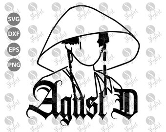 K-pop Agust D Suga for Silhouette studio and Cricut design space, cutting files, instant download