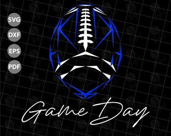 Football Game Day T-shirt Design Custom School Mascot for Silhouette Studio and Cricut Design space digital instant download