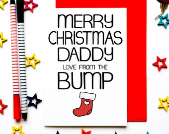 Daddy to Be Christmas Card Daddy Christmas Card Daddy - Etsy