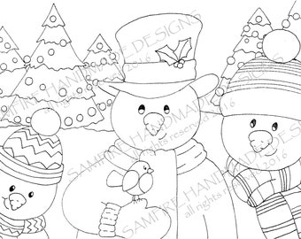 Download Xmas Colouring Page Etsy