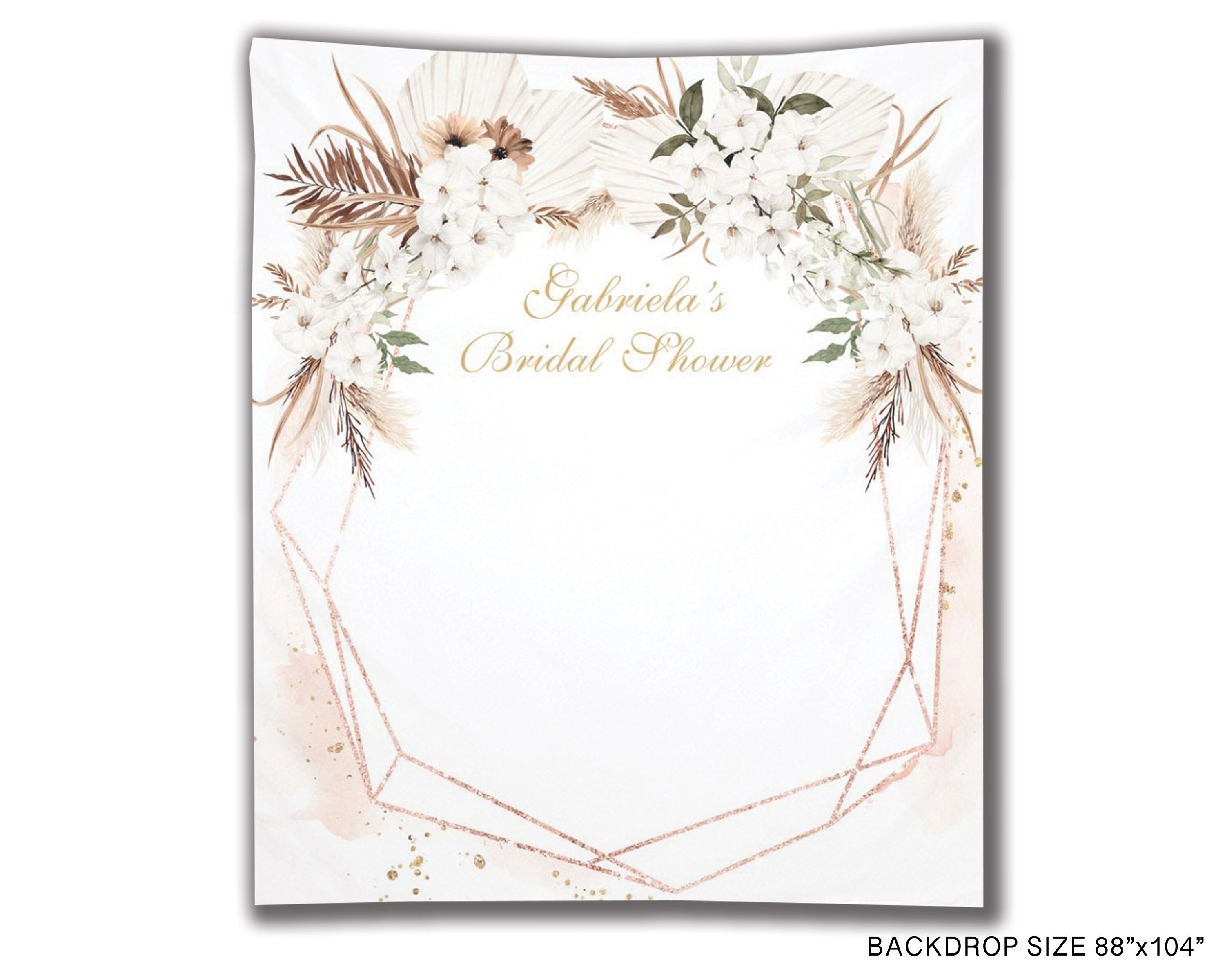 Amosfun Striscione Per Addio Al Nubilato "Be Our Guest" | Con Rose E Corda | Decorazione Per Matrimonio E Feste - 2