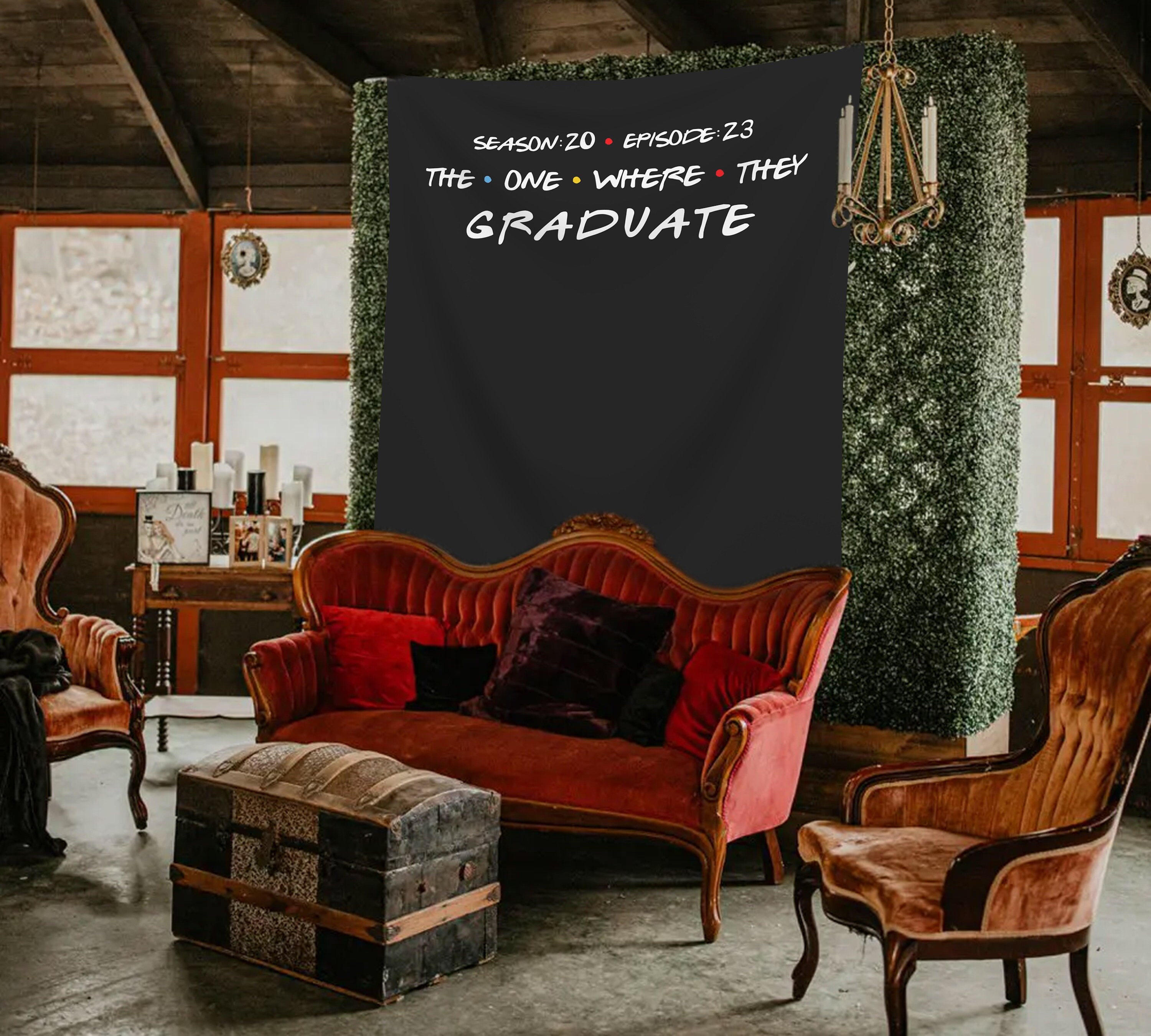 Personalized Graduation Party Backdrop, High School Graduation Photo ...