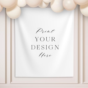 We Print Your Design, Custom Backdrop Printing Service, Large Fabric Sign Printing, Fast Banner Print and Ship, Minimalist Backdrop Prints