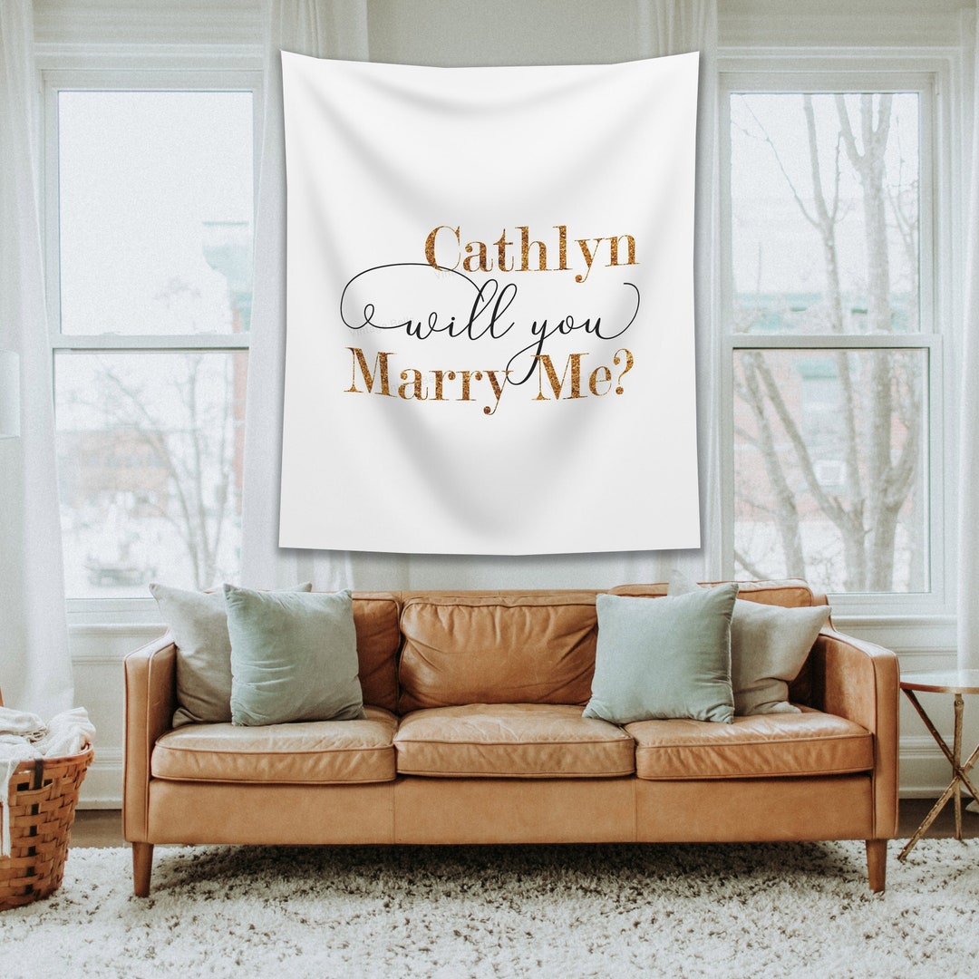 Custom Proposal Ideas, Will You Marry Me Banner, Marriage Proposal ...
