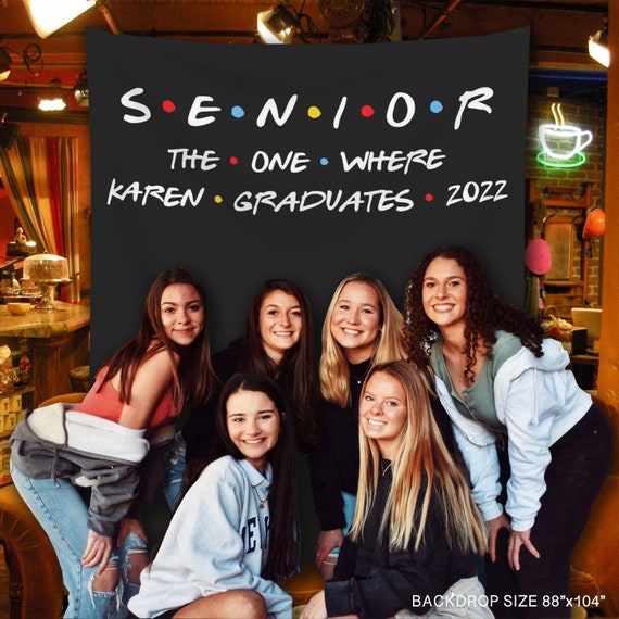 Graduation party backdrop, Senior Graduation photo booth banner, Theme Graduation party banner ideas, Graduation Gifts  for her - PB46