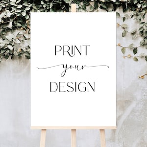 Imprima su diseño, suba su archivo de impresión, impresión de diseño personalizado, impresión para usted, tablero de espuma Arch, impresión de letreros en lienzo, impresión de póster en papel