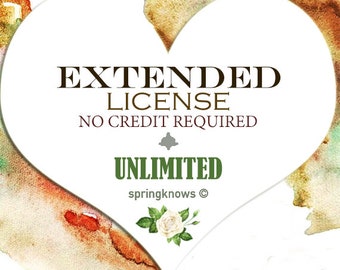 Commercial License NO Credit required / Unlimited present and future sets