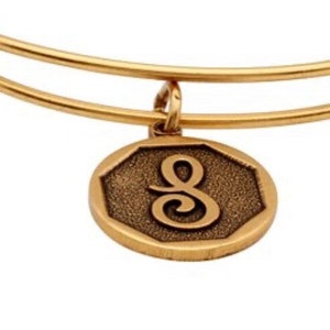 Alex and ani initial 2025 e bracelet