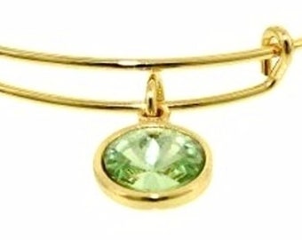 Guardian angel color shop infusion charm bangle