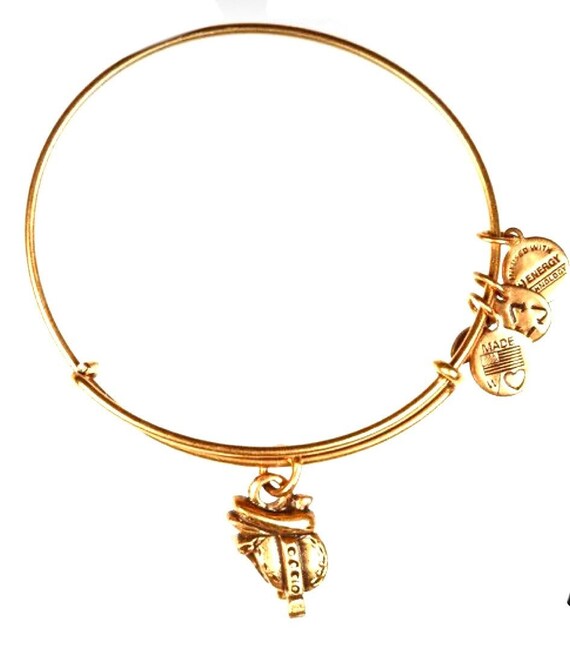 Alex and Ani Horse Saddle Charm Rafaelian Gold silver Finish