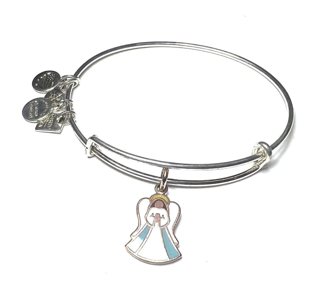 Ether Collection Alex And Ani Ether Bangle Bracelet - Milkweed Rafaelian  Rose Gold Antique Finish Bangle