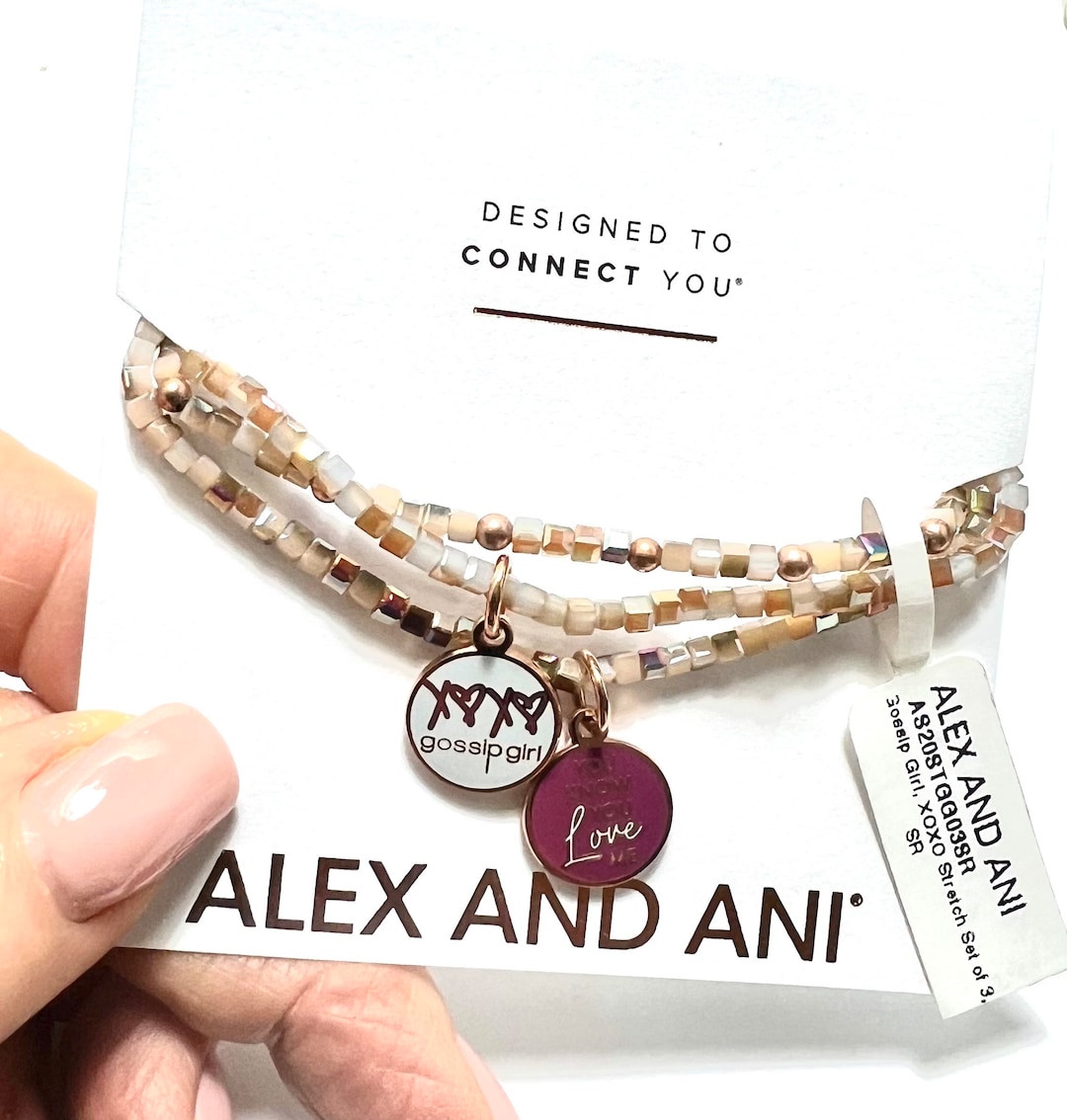 Alex and Ani Gossip Girl Charms Set of Three, You Know You Love Me
