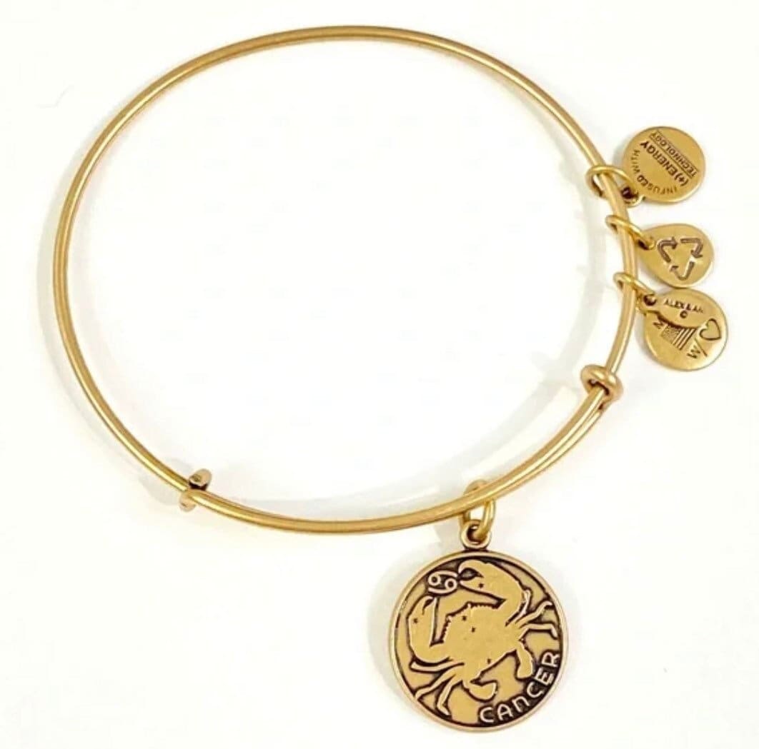 Alex and Ani Cancer Zodiac Charm Bangle June 21 to July 22
