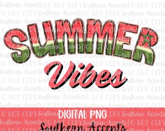 Vattenmelon sommarvibbar PNG, vattenmelon söt sommar sommar sublimeringsdesign, söt sommar vattenmelon typsnitt PNG