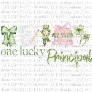 Jeden szczęśliwy dyrektor St Patricks PNG Clipart Sublimacja Projekt
