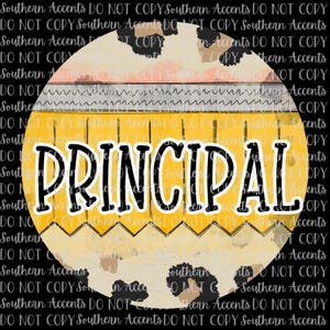Cheetah Pencil Teacher School - PRINCIPAL