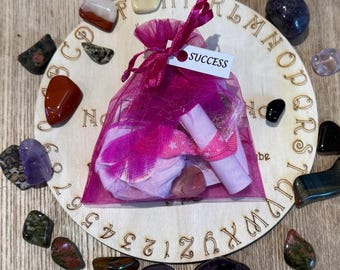 SUCCESS spell bag • real spell • witchcraft • pagan • gift • spell magick  • magic • new business • promotion - success spell kit - success
