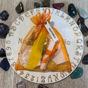 HAPPINESS SPELL • happiness spell kit • real spell • spell magick • witchcraft • pagan • spell work •  magic spells • spell bag • powerful