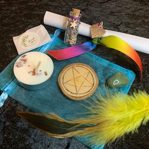 ACCEPTANCE SPELL • spell kit • real spell • witchcraft • pagan • soy candle • gift • spell magick • baby witch • magic spells • spell work
