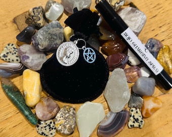 Success Mojo Bag | Charm Spell Talisman for Attracting success and Opportunities (spray included)