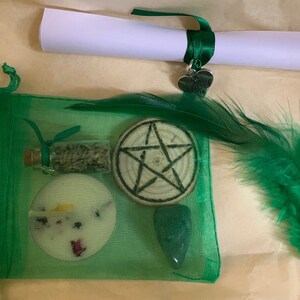 WEALTH SPELL • wealth spell KIT • get money spell ~ wealth and abundance ritual - manifest wealth ~ prosperity spell ~ money spells ~ lotto image 6