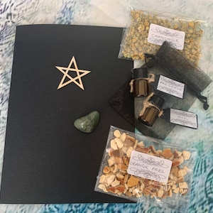 Abundance potion kit • DIY potion kit • money • manifest abundance • law of attraction • witch • herbs • oils