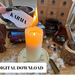 Karma  SPELL, spell for karma, real witches spell, real witch, revenge spell, return to sender, cast your own spell, ritual