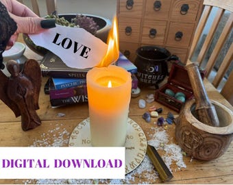 LOVE SPELL,  fast love spell, spell for love, attract love spell, real witches spell, soulmate, witchcraft, cast your own spell