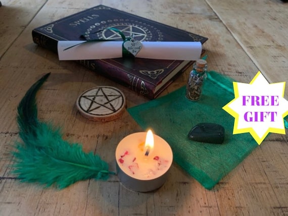WEALTH SPELL • wealth spell KIT • get money spell ~ wealth and abundance ritual - manifest wealth ~ prosperity spell ~ money spells ~ lotto