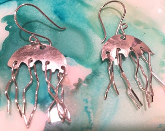 Jellyfish Argentium silver