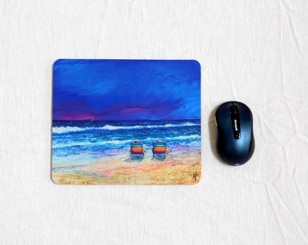 Beach Chairs Mouse Pad