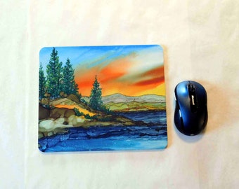 Mountain Lake Mouse Pad