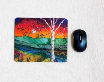 Rainbow Birch Mouse Pad