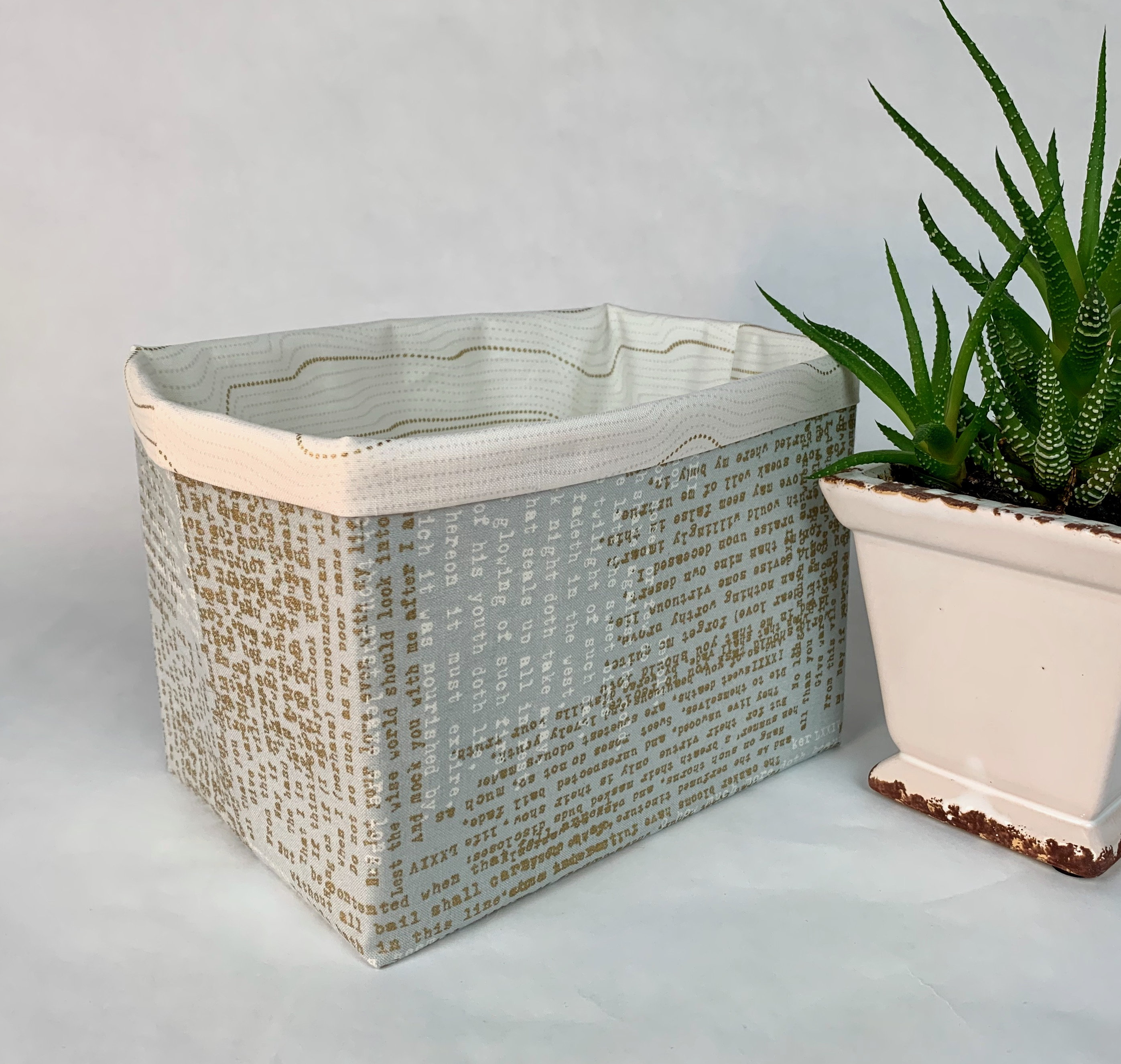 Fabric Storage Bin Zen Chic Fabric Storage Baskets Fabric Organizer ...