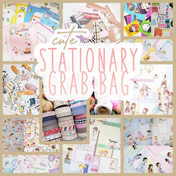 Cute Korean/Japanese/Asian Stationery Grab Bag