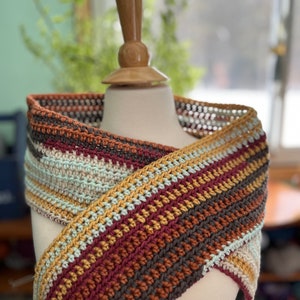 Hand Made Unisex Wool Scarf/ Soft Wool Scarf/ Long Scarf/ Multi Colored Scarf